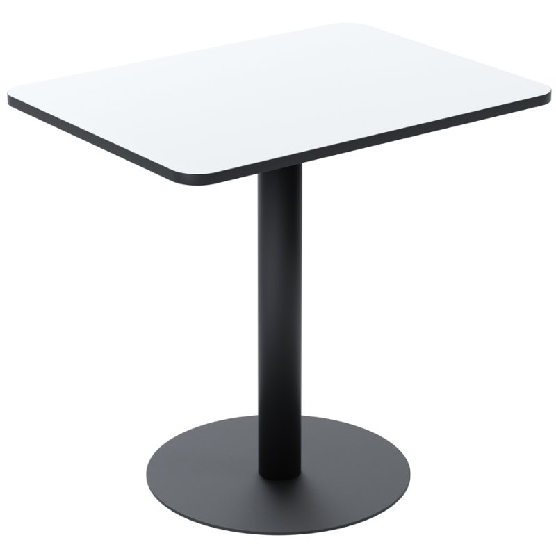 PAPERFLOW table de café Midi, ronde, diamètre 800 mm, blanc